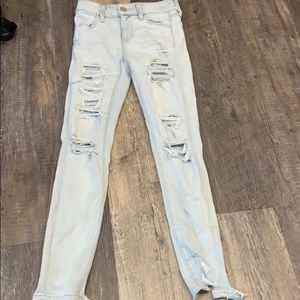 American Eagle ripped jeans